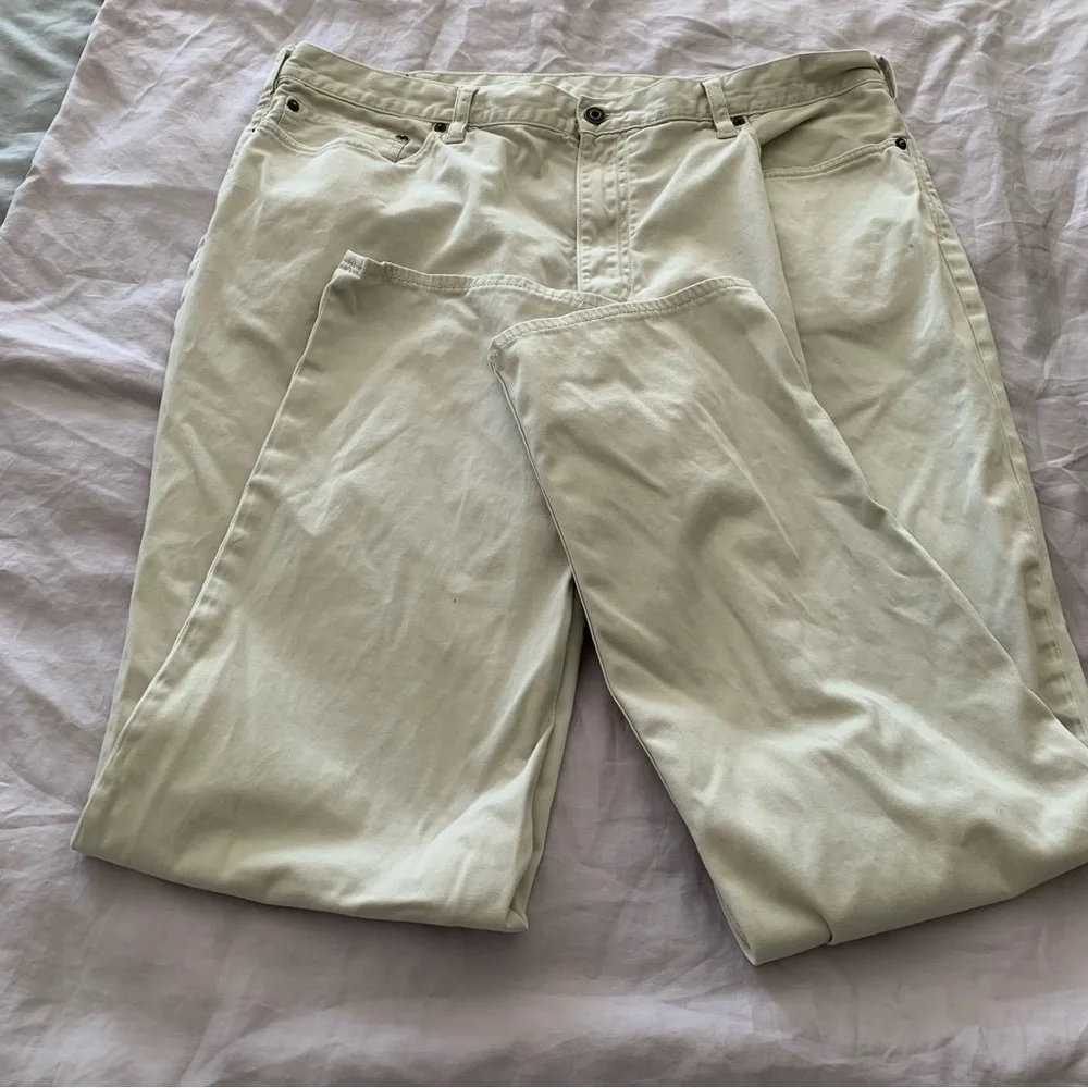 Polo by Ralph‎ Lauren Light Cream Stretch Straight Fit Cotton 38/32